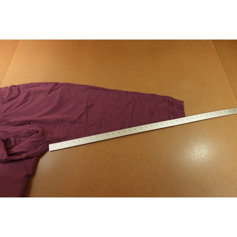Mandala Womens Petite X-Large Bordeaux High Waist Jogger Pants Inseam-25 in NWT - Picture 9 of 11